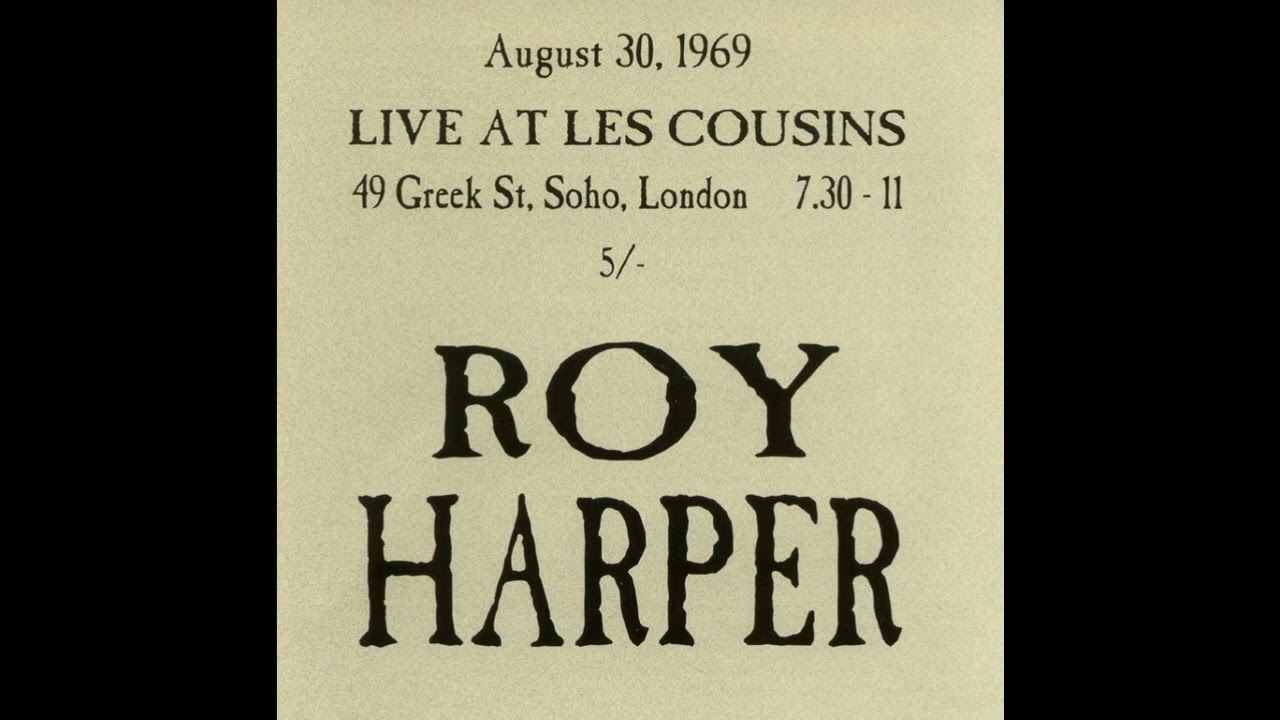【サイン入英国人根底、ライブ】ロイ ハーパー/Live At Les・・/2CD Roy Harper - Live At Les Cousins 1969 Full Album CD1 1996 - YouTube