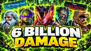 is this Cheating! 6 Billion Damage Ultra Nightmare Demon Lord Clan Boss Team