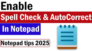 How To Enable Spell Check and Autocorrect in Notepad | How To Turn ON Spell Check in Notepad