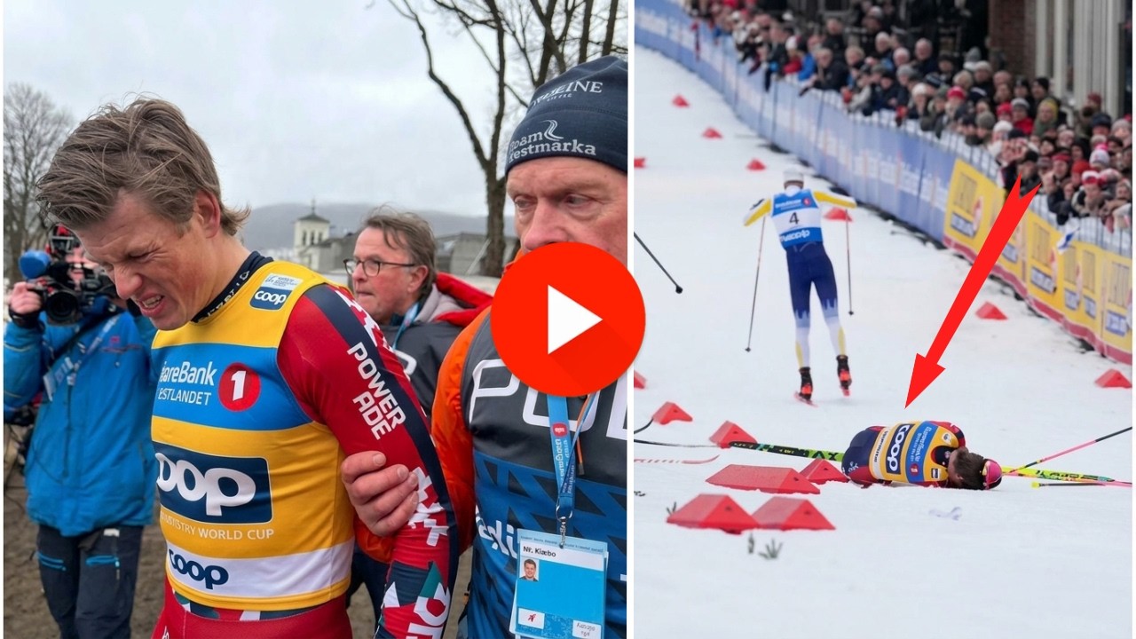Johannes Høsflot Klæbo | Hurried to Hospital After Dramatic Fall | at FIS World Cup in Drammen