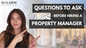 Questions You Should Be Asking Before Hiring a Property Manager