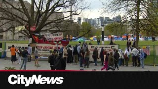 ProPalestinian encampment remains at University of Toronto