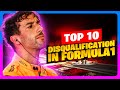 Disqualified F1 drivers TOP10