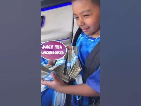 Blueface Surprise His Son With $1k For His Birthday. #blueface #shorts