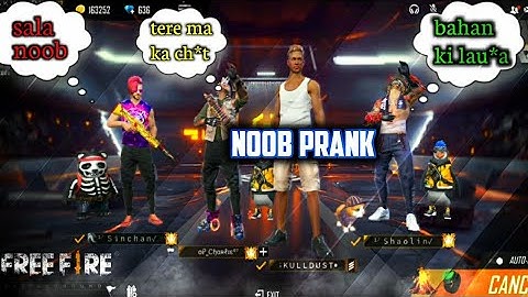 RANDOM PLAYER CALL ME NOOB 😡||  1VS 3 CHALLENGE WITH ME ||  NOOB PRANK