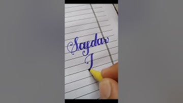 Safdar khan name calligraphy with cut #youtubeshorts #youtube #ytshorts #dawarcalligraphy