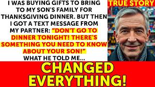 “Don't Go To Dinner With Your Son!” Said My Partner. What He Told Me About Him Changed Everything!