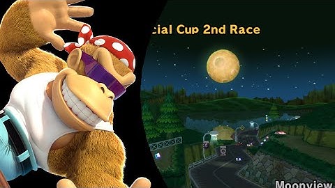 Mario Kart Wii: Funky Kong in Moonview Highway