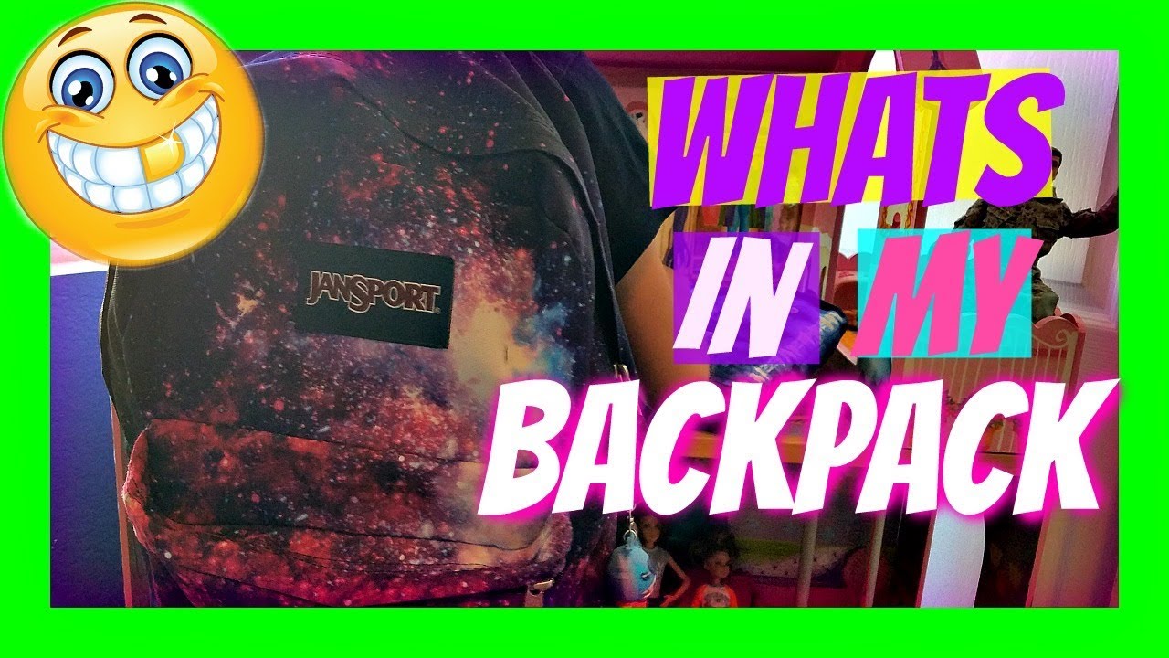 What's In My Backpack 4th Grade Edition 2017 YouTube