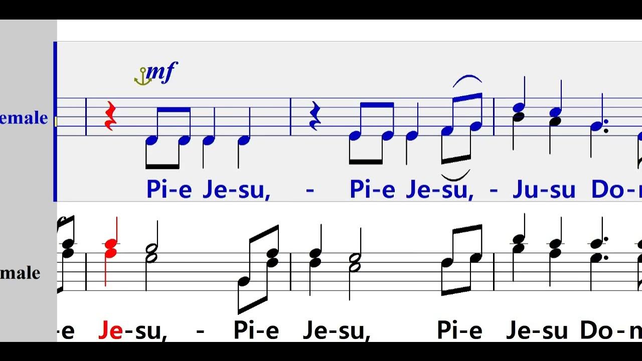 [파트 연습] Pie Jesu(알토)_Marcy Pyrtle YouTube