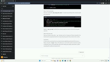 Is it possible to access the GetLongPathName Win32 API in Python