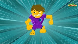 Finger Family Nursery Rhyme Mightyman Superhero Twist - Songs For Kids