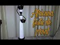 Diy - Africana feita de jornal