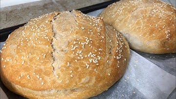 Easy Artisan Style Bread | No knead Bread | 8 mins prep.