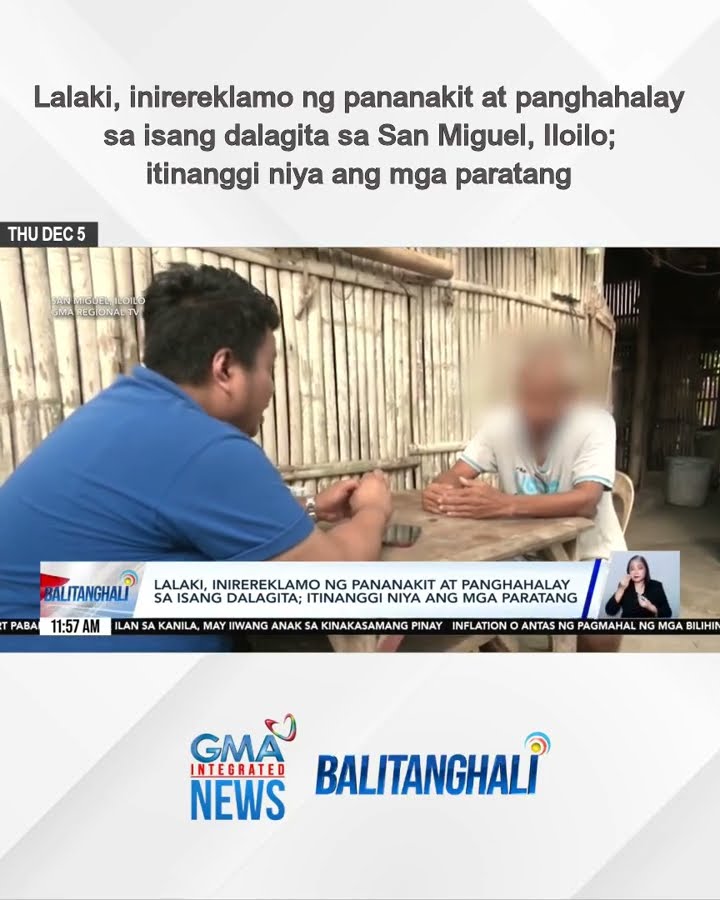 Lalaki, inirereklamo ng pananakit at panghahalay sa isang dalagita sa San Miguel,... | Balitanghali