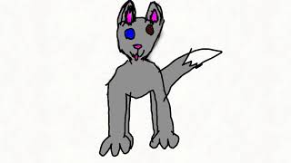 Wolf Wagging Tail Animation