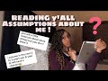 Reading People’s ASSUMPTIONS ABOUT ME ! | LilJava