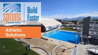 Sprung Athletic Solutions: Sports & Recreation time-lapse,  Pool Enclosure, Kearns, Utah