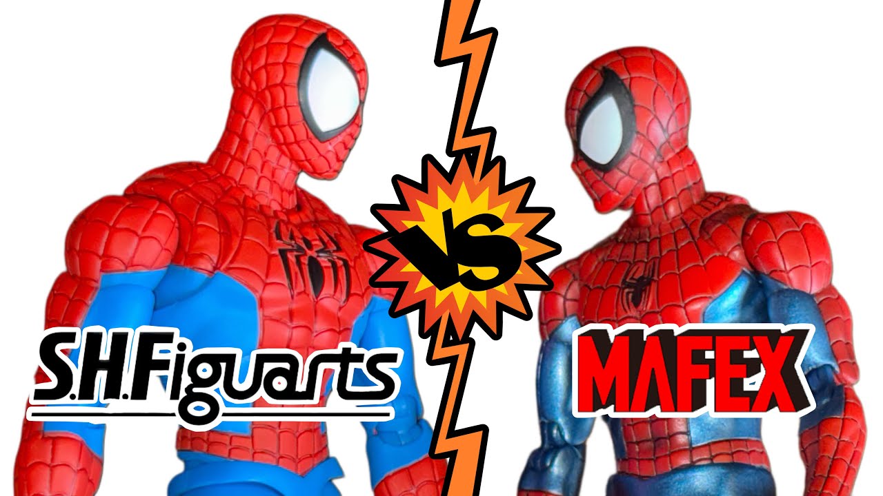 S.H. Figuarts Gamerverse MvC Spider-Man Vs. Mafex No 075 Spider