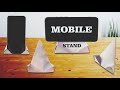 Diy  origami paper mobile stand  paper craft tabrez arts