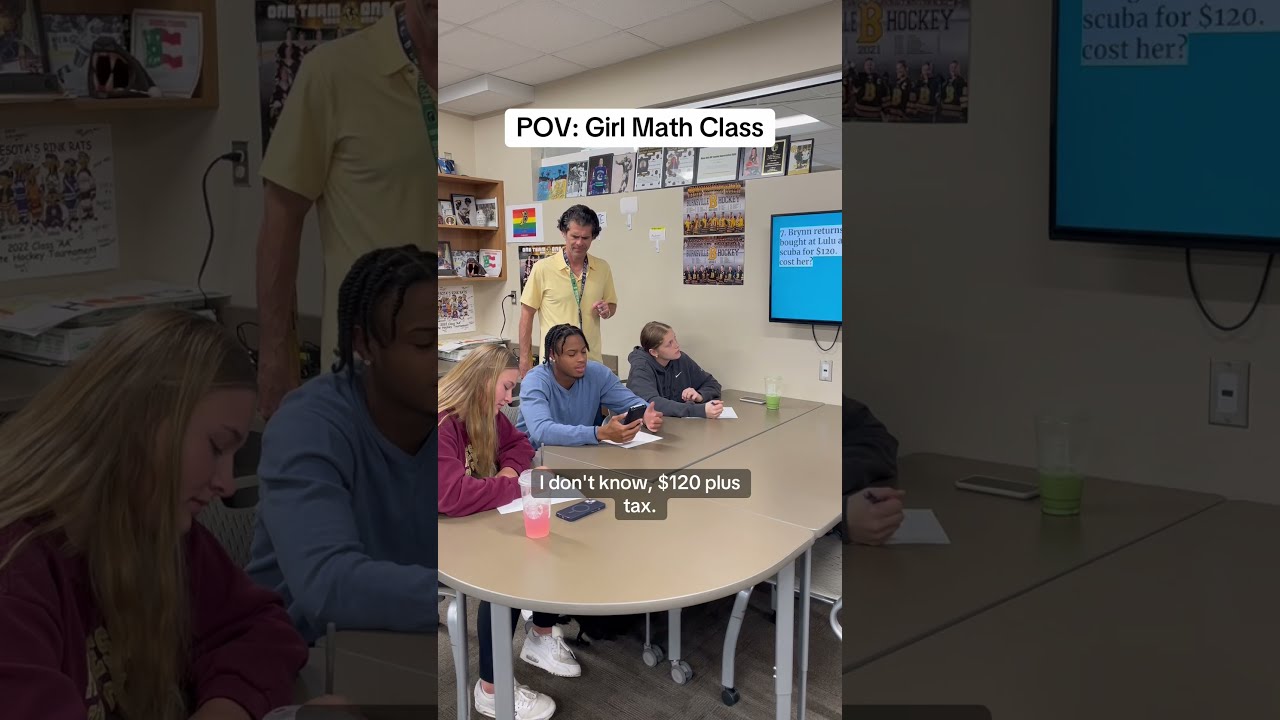 Girl Math Can Be Confusing Teacher Funny Girlmath