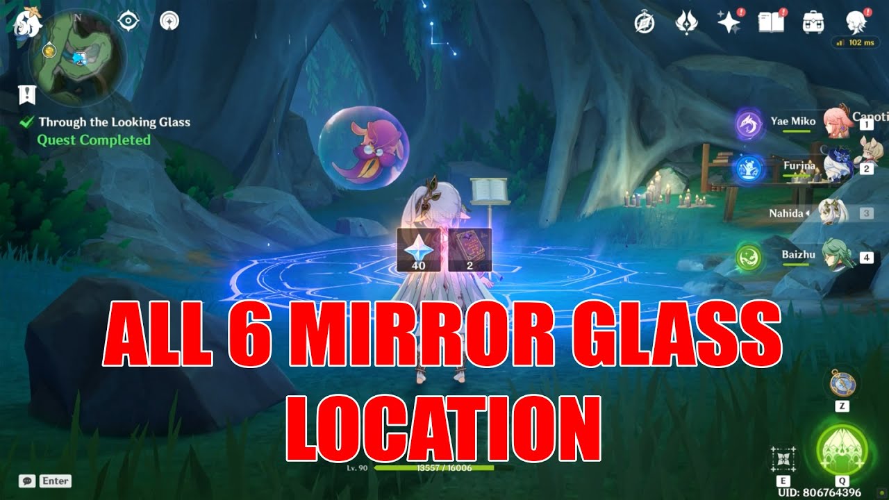 HOW TO CLEAR THROUGH The LOOKING GLASS QUEST Genshin Impact 4.2 Guide