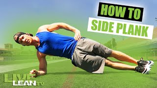 How To Do A FOREARM SIDE PLANK | Exercise Demonstration Video and Guide