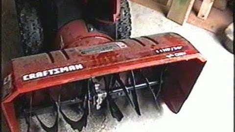 HOW TO Replace Shear Bolts on Craftsman, Husqvarna Snowblowers