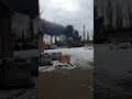 В Шахтах пожар на ХБК. Видео