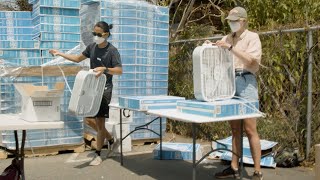 Students build air purifiers for wildfire smoke victims