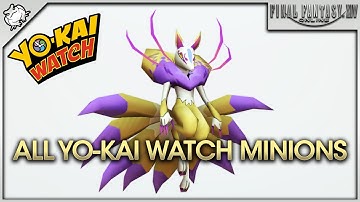 FFXIV - All Yo-kai Watch Minions