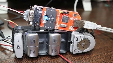 Оживление по шине LIN блока кнопок стеклоподъемников от Mercedes Benz  W220