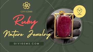 Giới thiệu mặt dây Ruby thiên nhiên | GiviGems