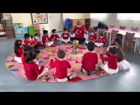 Okul Öncesi Türk Çocukları Atatürk Şarkısı