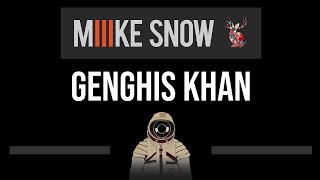 Miike Snow • Genghis Khan (CC) (Upgraded Video) 🎤 [Karaoke] [Instrumental Lyrics]