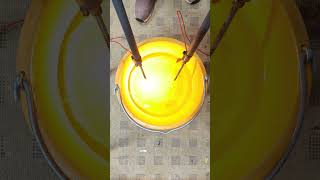 High Voltage Arc Under Water - Mot Discharge 2.5Kv 3.5A #Shorts #Shortcircuit #Highvoltage