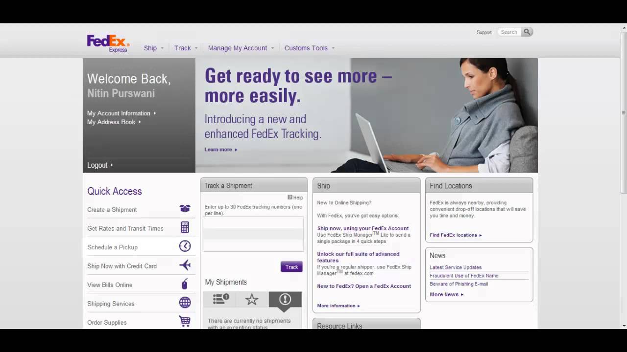 Fedex Cod Zepo Logistics Solution: How to Create a FedEx A/C and Schedule a Pick ...