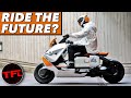 BMW Builds A Tron Scooter With The CE 04 — I Get Hands On!