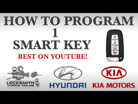 How To Program 1x Smart Key Hyundai / Kia