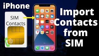 How to Import Contacts from SIM card to iPhone screenshot 5