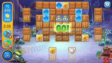 Fishdom level 757 Gameplay (iOS Android)