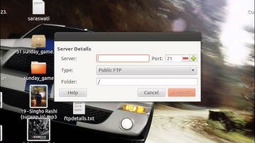 Ubuntu : How to connect to a ftp server without using filezilla or any additional software