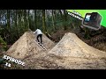 BACKYARD DIRT JUMP BUILD EP 12 - Shaping the BIG line + GoPro Giveaway!