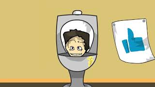 Skibidi Toilet 2D #Animation