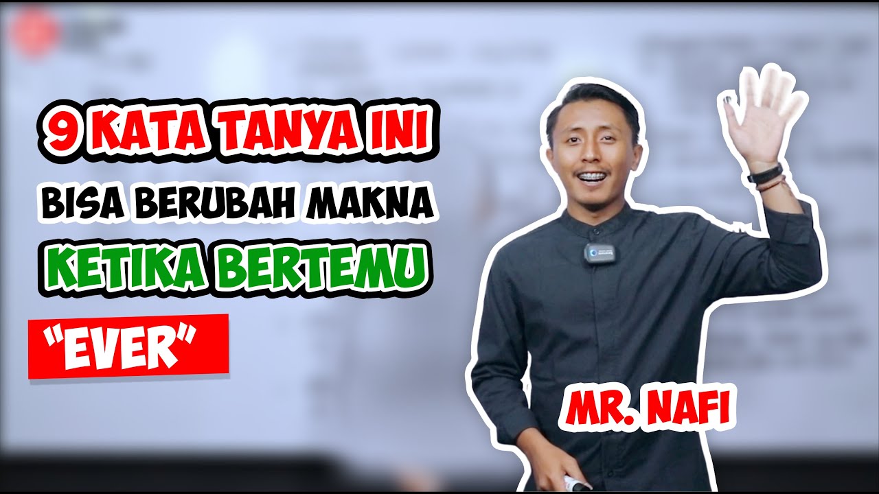 KATA TANYA INI BISA BERUBAH MAKNA KETIKA BERTEMU DENGAN 
