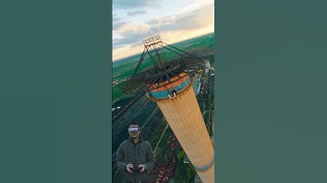 Dive the chimney 🚀 #dive #fpv #drone