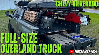 Chevy Silverado Overland Build | New Bed Rack (Walk Around)