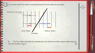 q 03 l1 water waves ch 5 waves igcse past papers refraction