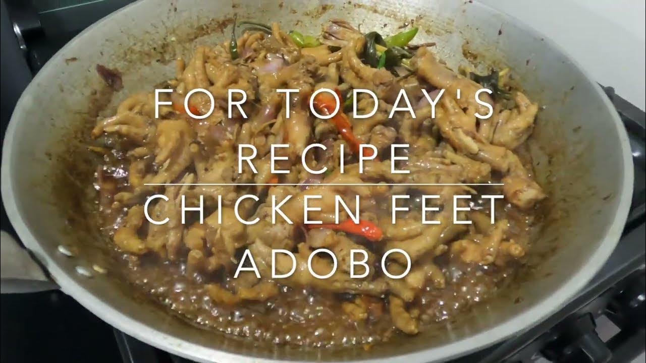 How to Cook Chicken Feet Adobo JMX Vlogs YouTube