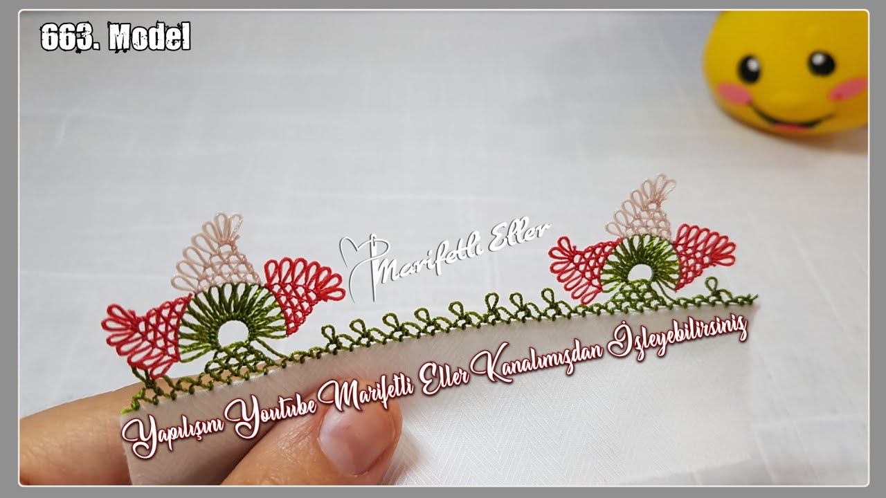 Harika Bir İğne Oyası Modelinin Anlatımlı Yapımı | 663. Model